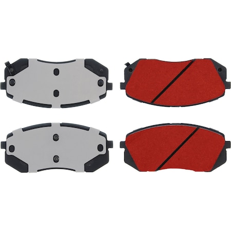 Centric Parts Pq Pro Disc Brake Pads, 500.12951 500.12951